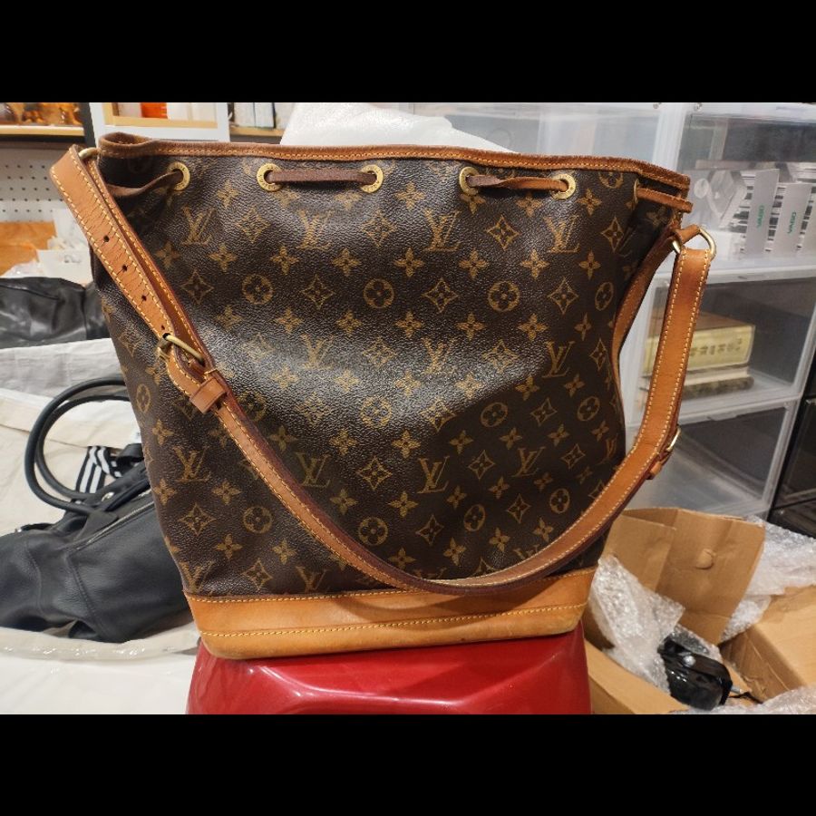 Louis Vuitton Monogram Noé 老花水桶包 肩背包 老件-2