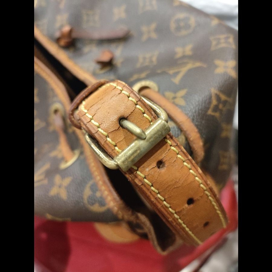 Louis Vuitton Monogram Noé 老花水桶包 肩背包 老件-10