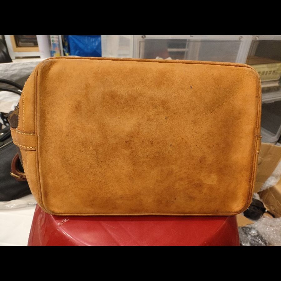 Louis Vuitton Monogram Noé 老花水桶包 肩背包 老件-16