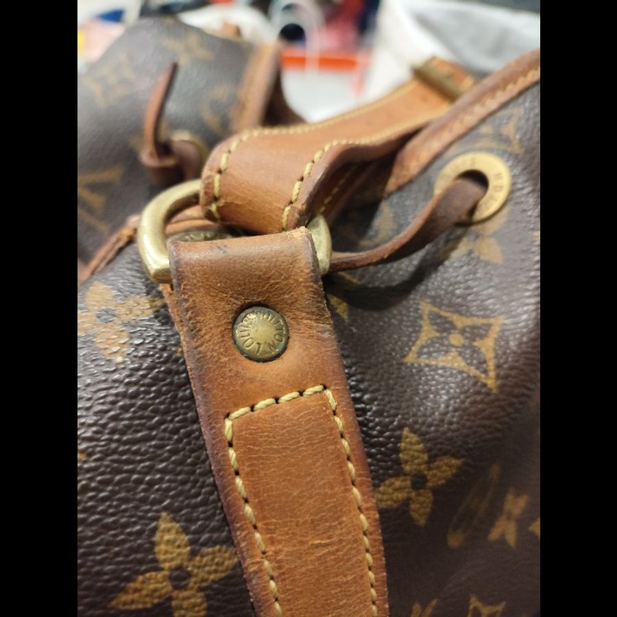 Louis Vuitton Monogram Noé 老花水桶包 肩背包 老件-27
