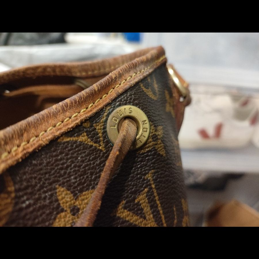 Louis Vuitton Monogram Noé 老花水桶包 肩背包 老件-29