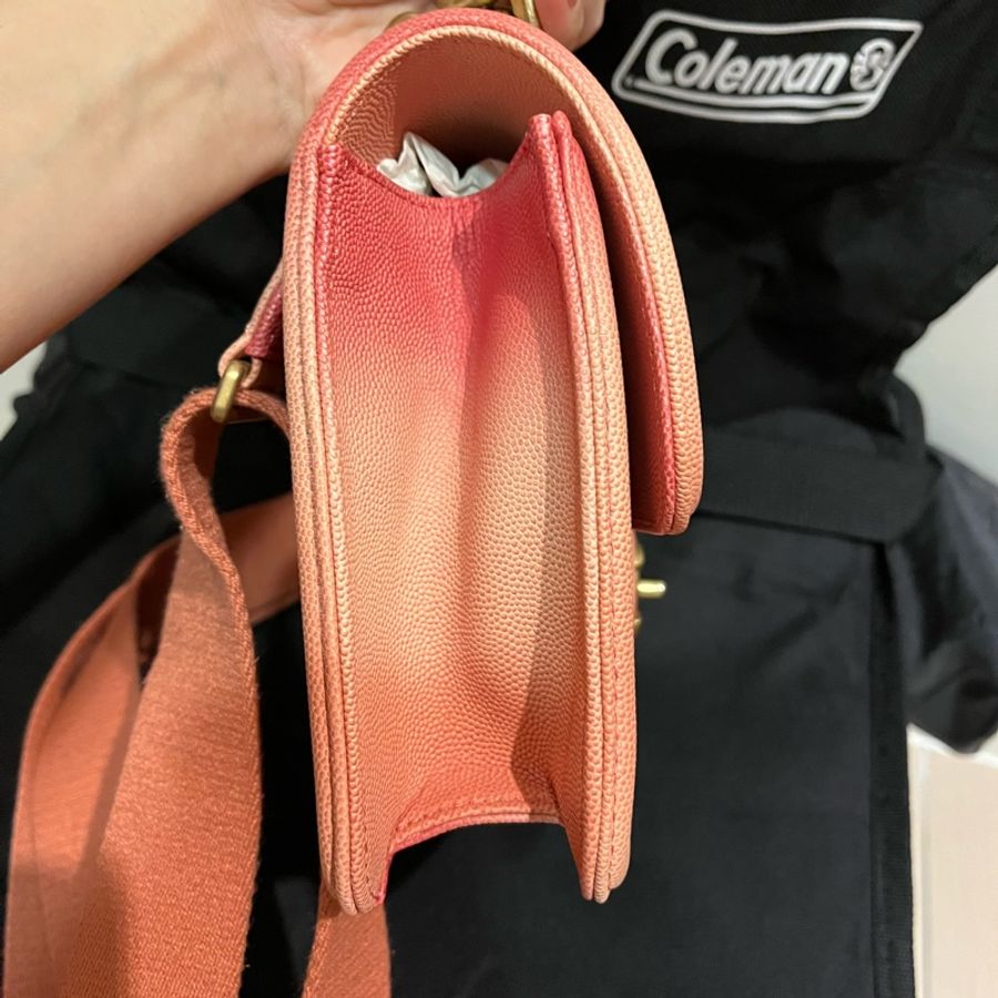 香奈兒粉紅漸層口蓋包 sunset on the sea bag-2