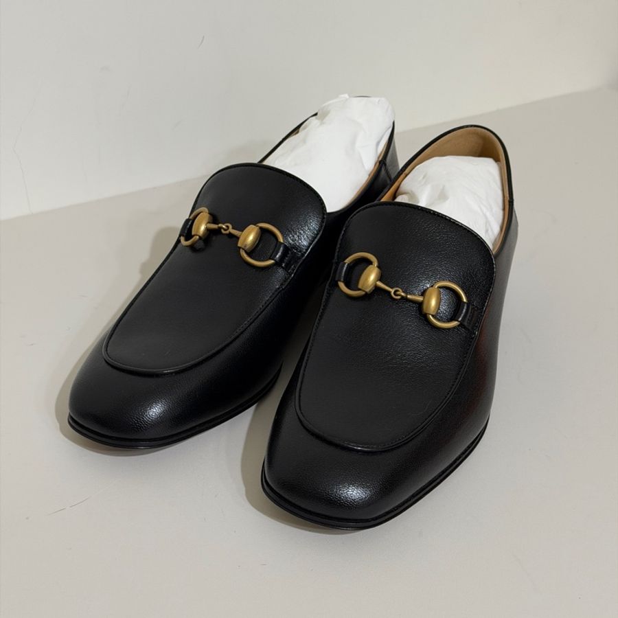 914intheair『全新閒置』Gucci古馳經典馬銜釦樂福鞋38.5(24.5cm)-7