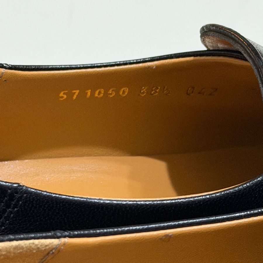 914intheair『全新閒置』Gucci古馳經典馬銜釦樂福鞋38.5(24.5cm)-26