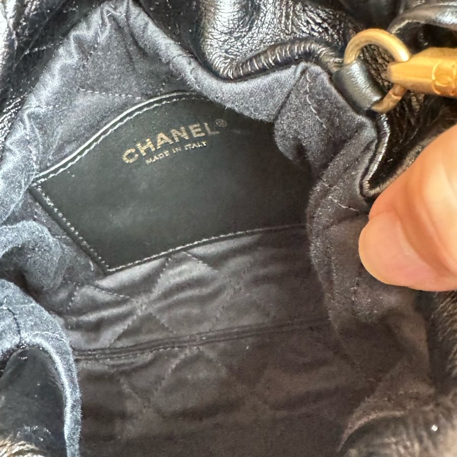 CHANEL 22bag mini 珍珠鏈條季節限定款-5