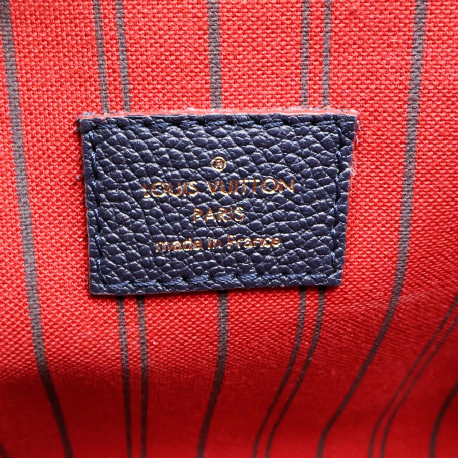藍色 原花壓紋牛皮 Pochette Metis 兩用包【LOUIS VUITTON LV 路易威登】 M44071-3