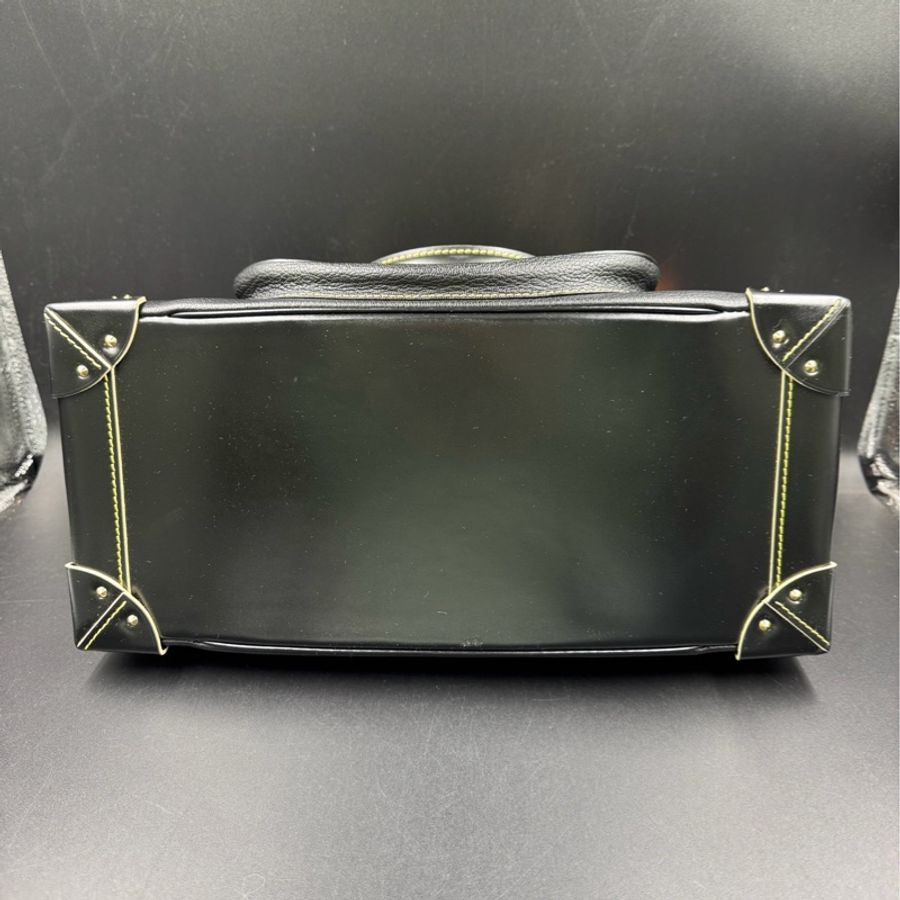 LV/路易威登 黑色山羊皮波士頓 99新-5