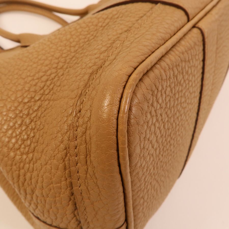 HERMES Negonda皮革Garden Party TPM手挽袋Biscuit-11