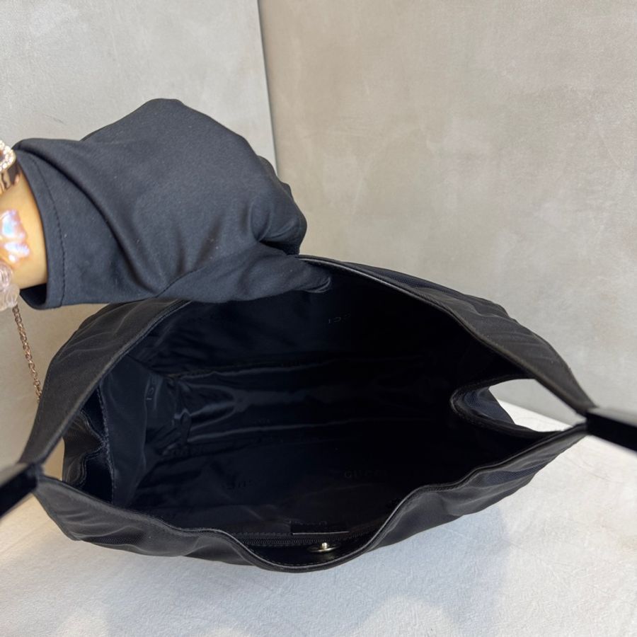【赫蒂國際精品】Gucci 古馳 復古尼龍單肩包 vintage-5
