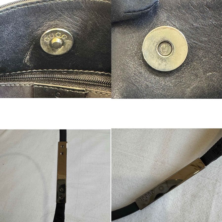 【赫蒂國際精品】Gucci 古馳 復古尼龍單肩包 vintage-10