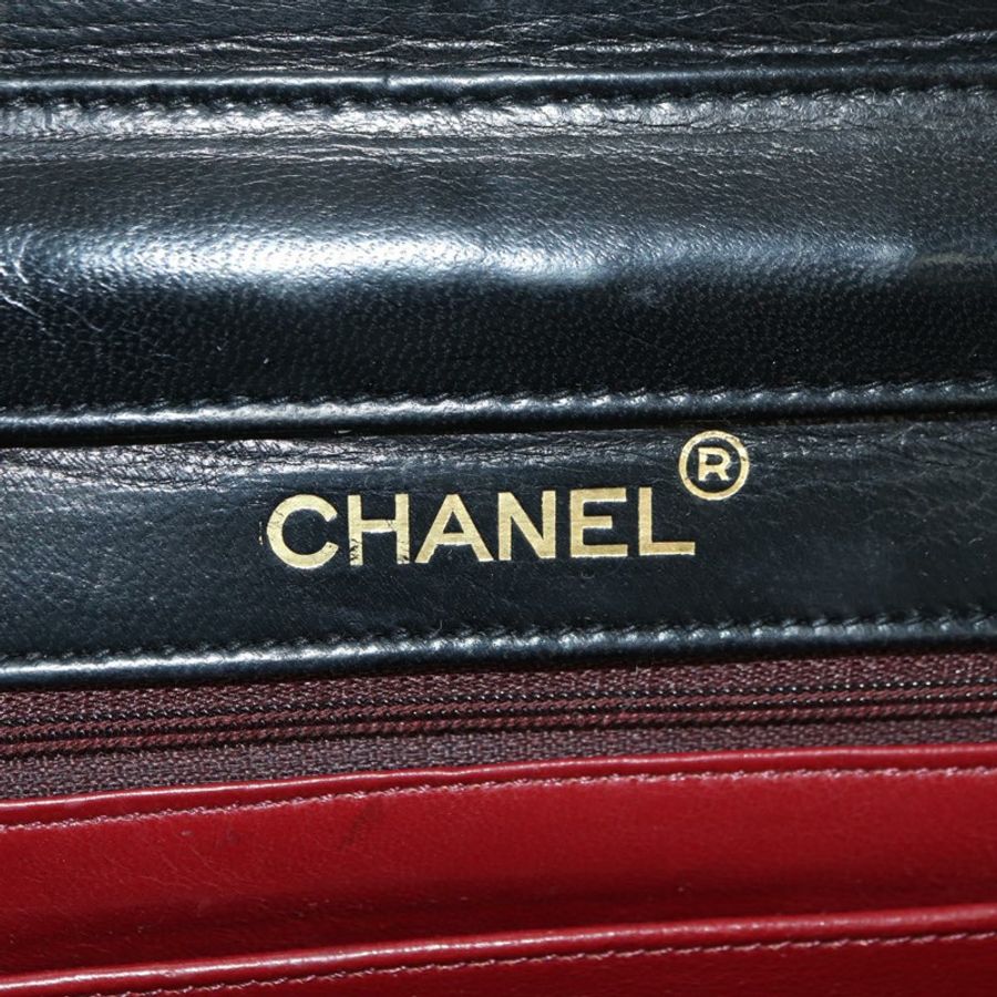 【日本直送】香奈兒 (CHANEL) Matelasse 雙旋扣鏈條包 羊皮 2way CC Auth YKZ1263SV-22