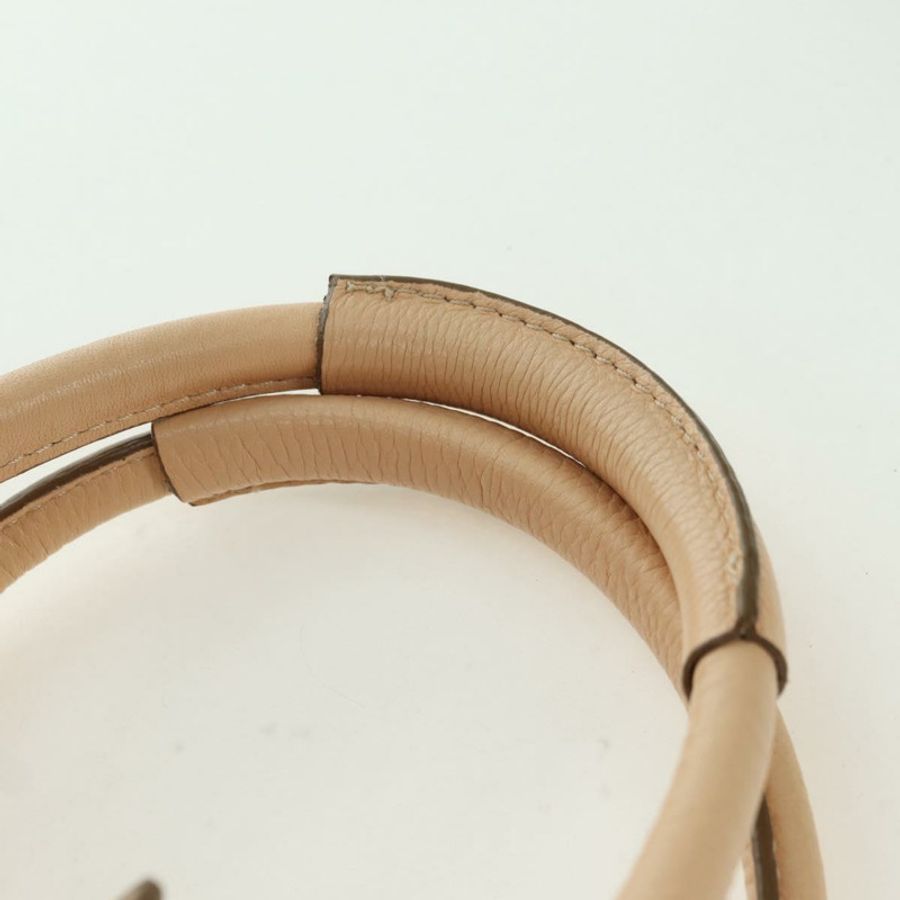 【日本直送】Chloe Paddington 手提包 皮革 米色 金 銀色 正品 am11351SAV-13