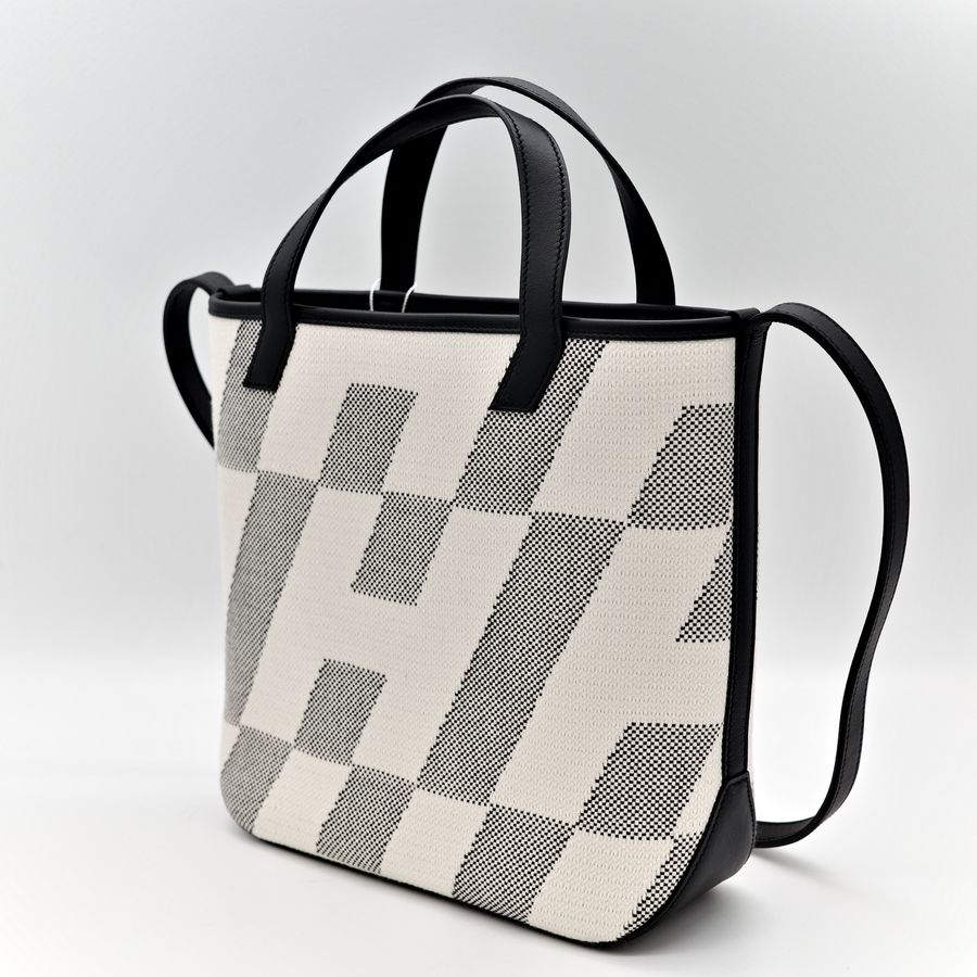 Hermès 愛馬仕 H LOGO 帆布皮革 斜背包-6