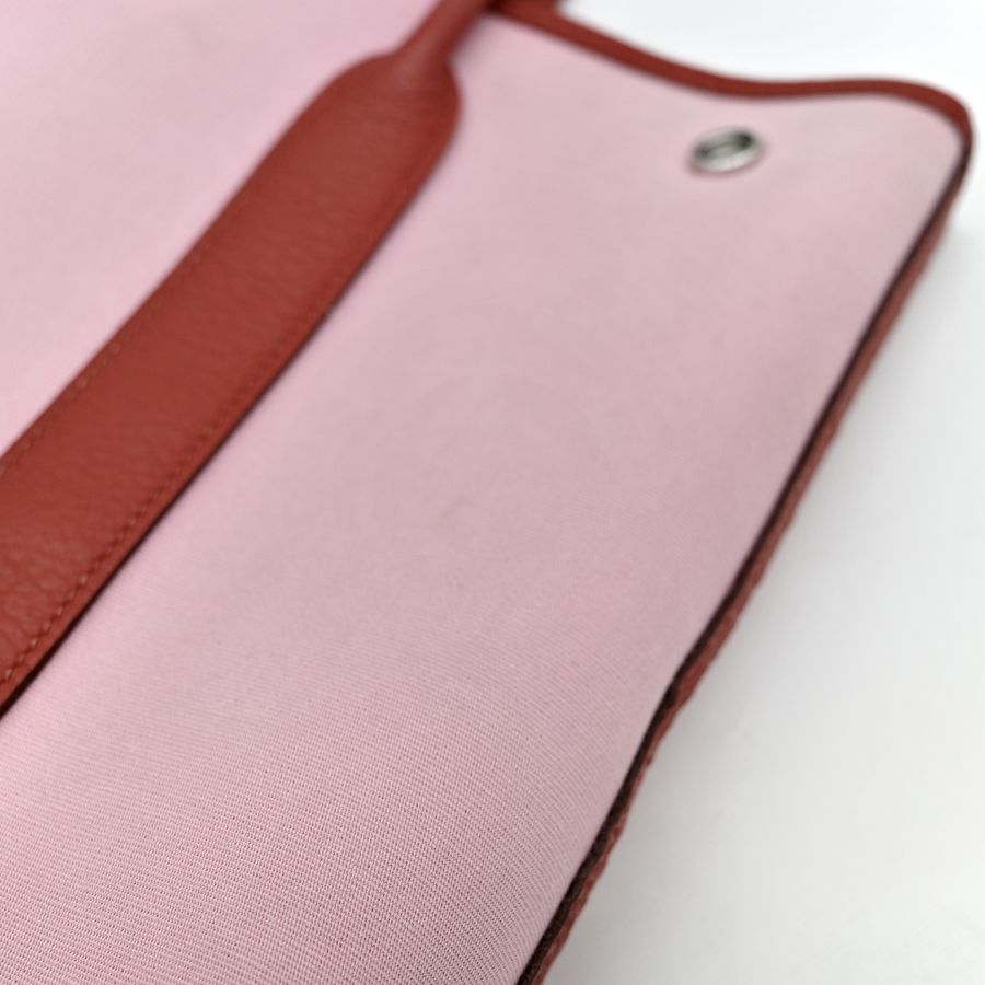 Hermès 愛馬仕 Garden File 粉紅 手提托特包-10