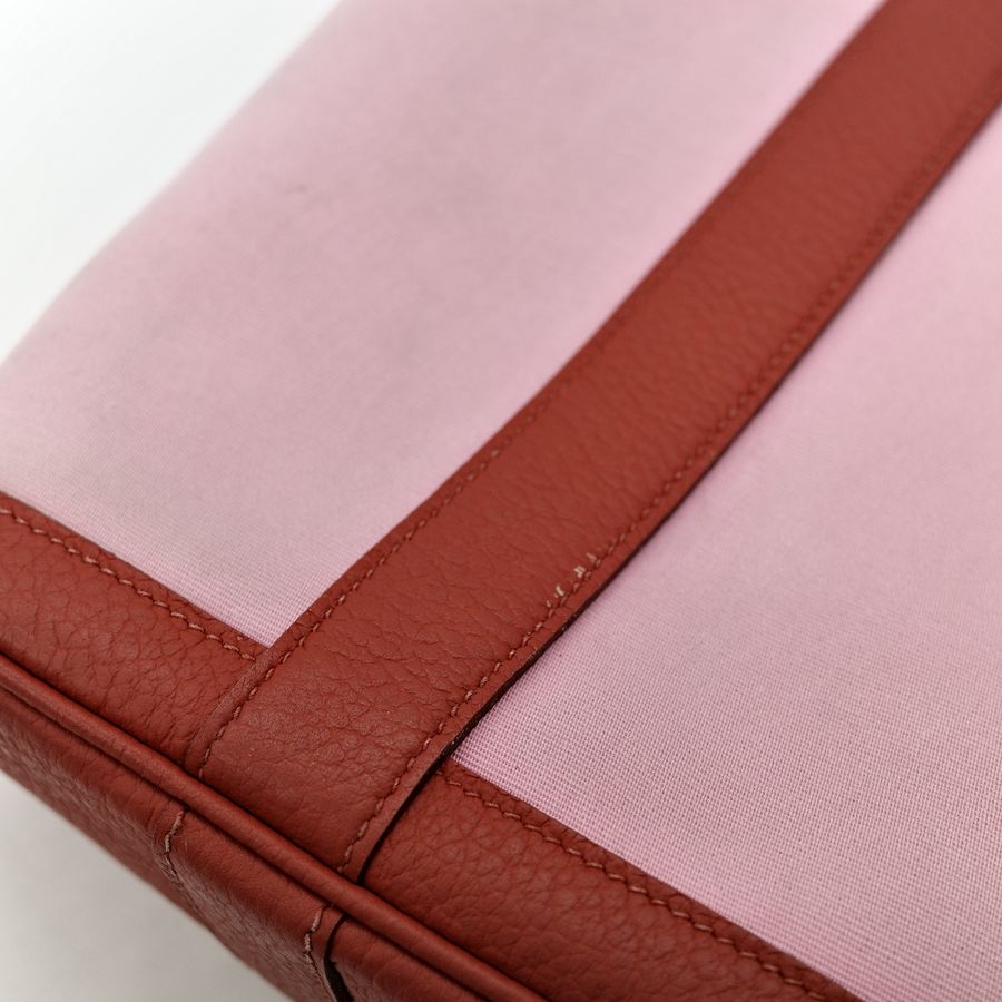 Hermès 愛馬仕 Garden File 粉紅 手提托特包-13