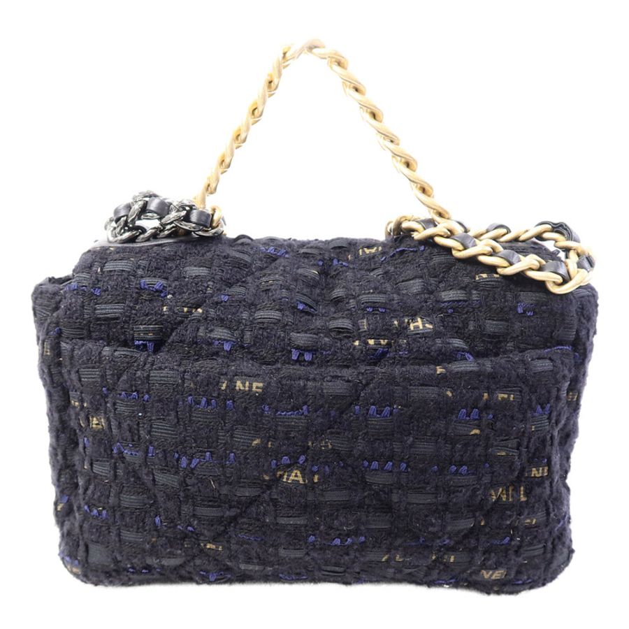 CHANEL Tweed Chanel 19手挽肩背兩用袋-1