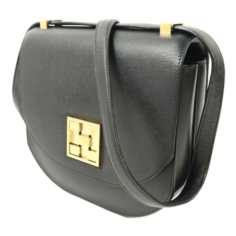 HERMES Epsom皮革Mosaique Au 24-21肩背袋Noir-1