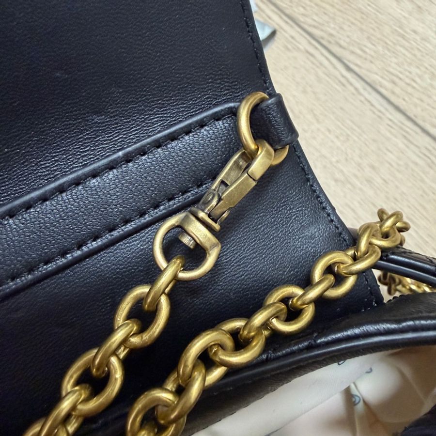 Vivienne Westwood Black Hazel Medium Bag 中號 肩背包/斜背包-12