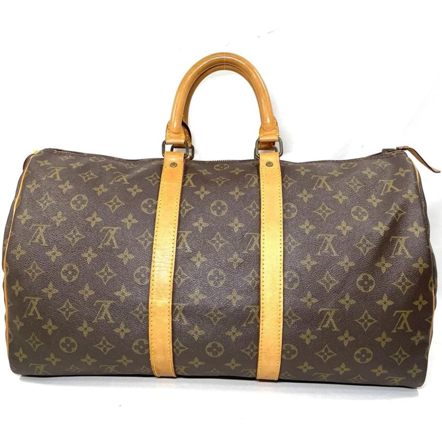 🌷Louis Vuitton Keepall45 行李包手提包|經典花紋✦fufu style 精品✦ 氣質款|行李箱-1