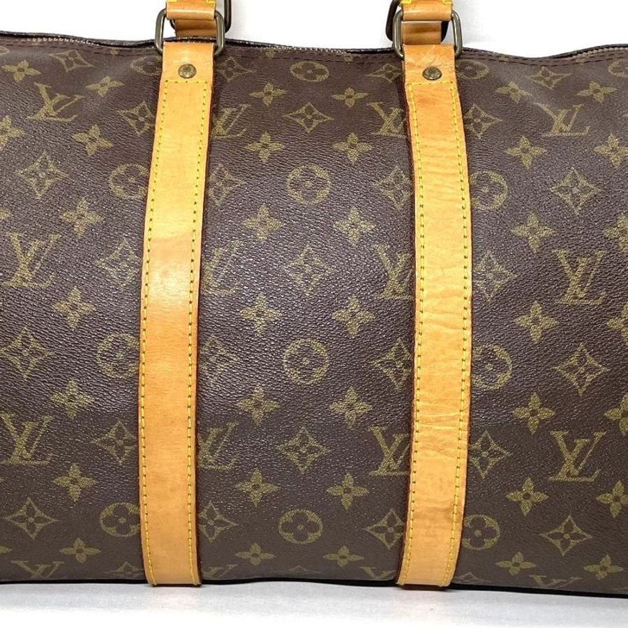 🌷Louis Vuitton Keepall45 行李包手提包|經典花紋✦fufu style 精品✦ 氣質款|行李箱-9