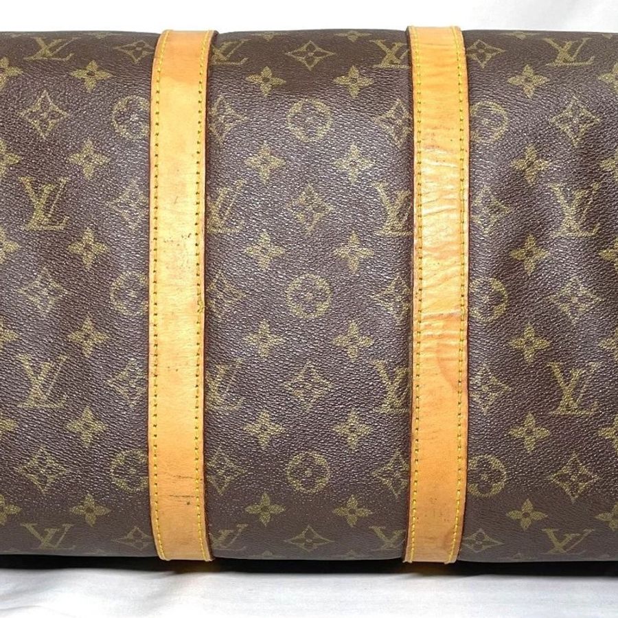 🌷Louis Vuitton Keepall45 行李包手提包|經典花紋✦fufu style 精品✦ 氣質款|行李箱-14