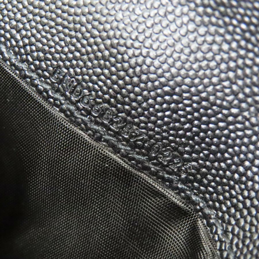 黑色 牛皮 Cassandre Matelasse 雙折短夾 【SAINT LAURENT YSL 聖羅蘭 】 668287-6