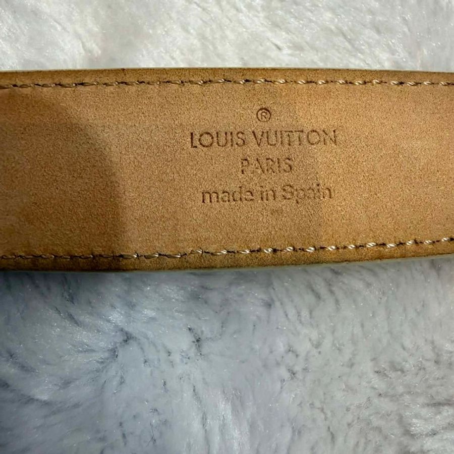 LV M9585 村上隆白彩腰帶（腰圍80/32）-4