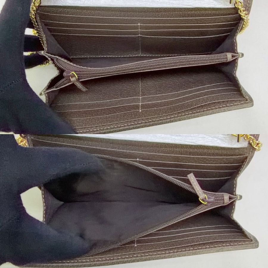 GUCCI Ophidia帆布翻蓋WOC鏈包-5