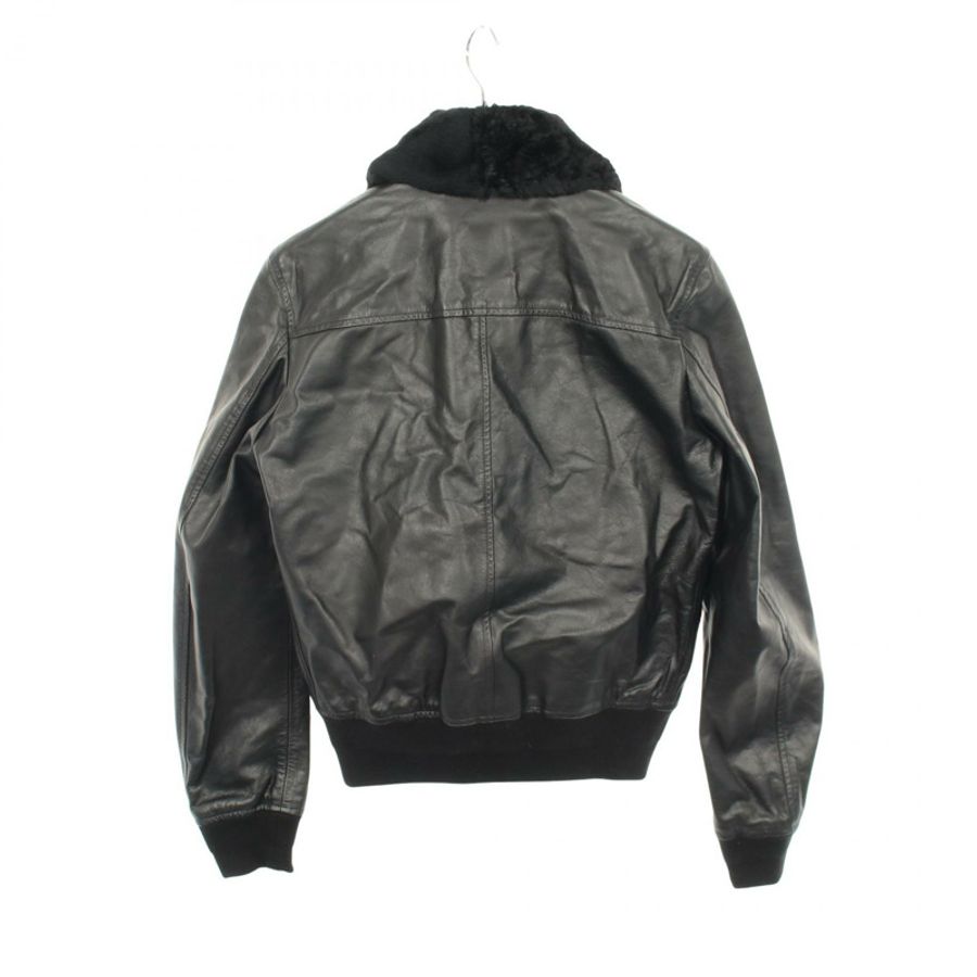 Dior 拉鍊皮褲 013L408A0384 Taurillon Clemence 黑色皮革 二手男款-1