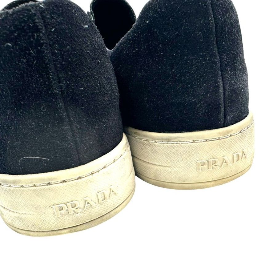 【美收精品】PRADA黑色休閒鞋 C-405【隔月月中將轉賣至日本 上架期限30天】-6