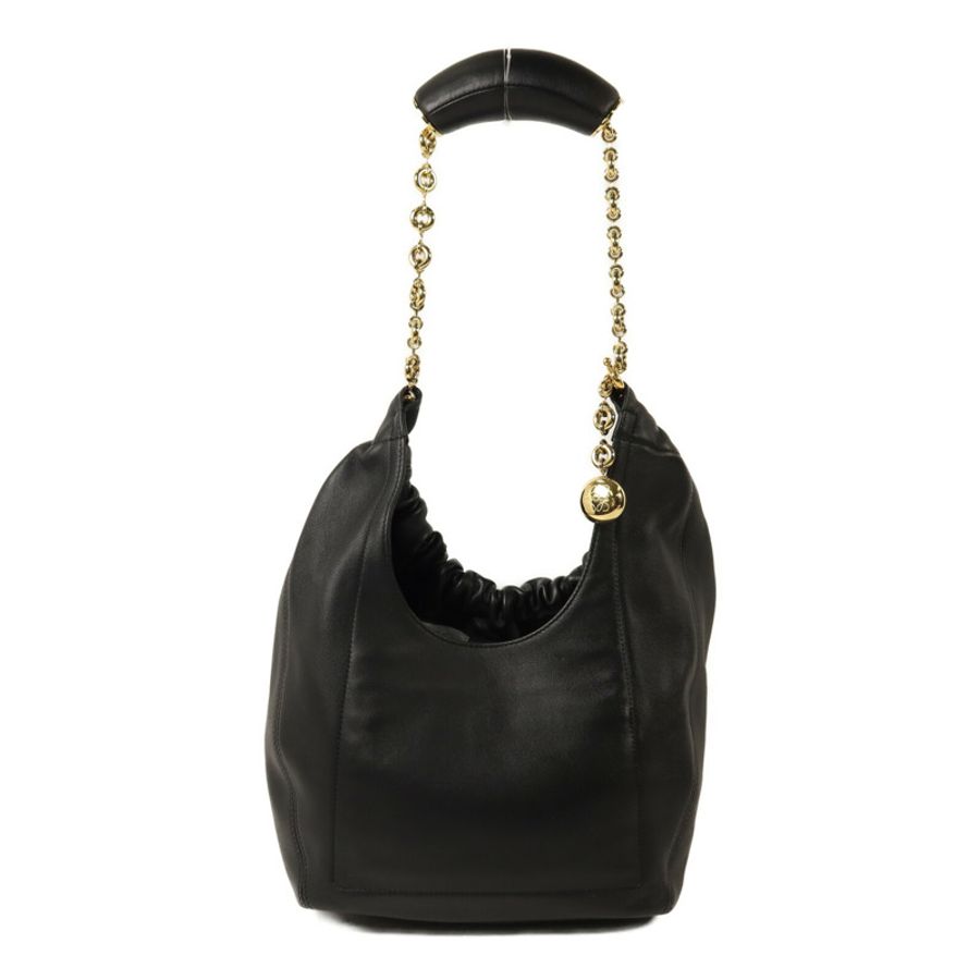 LOEWE 羊皮皮革Small Squeeze Bag鏈帶肩背袋-1