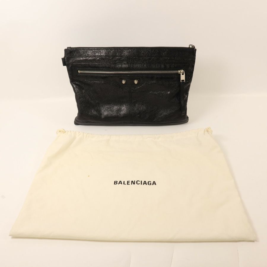 BALENCIAGA 牛皮皮革Classic City Pouch手拿包-8