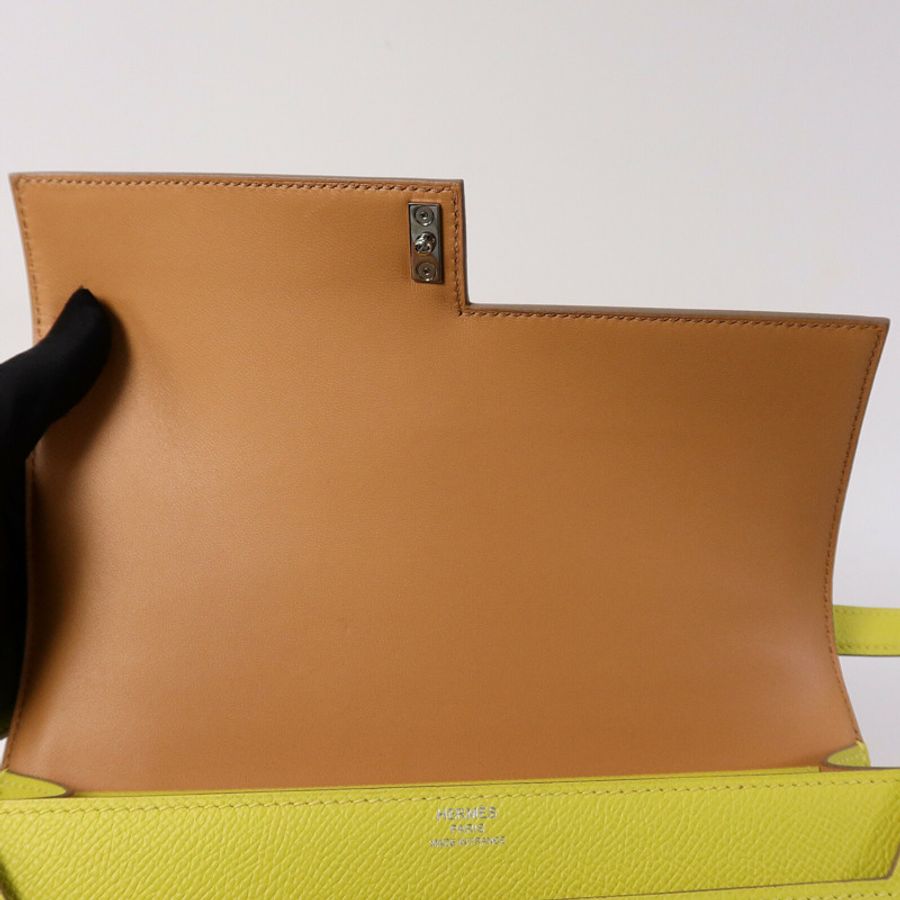 HERMES Epsom皮革Verrou 23肩背袋-14