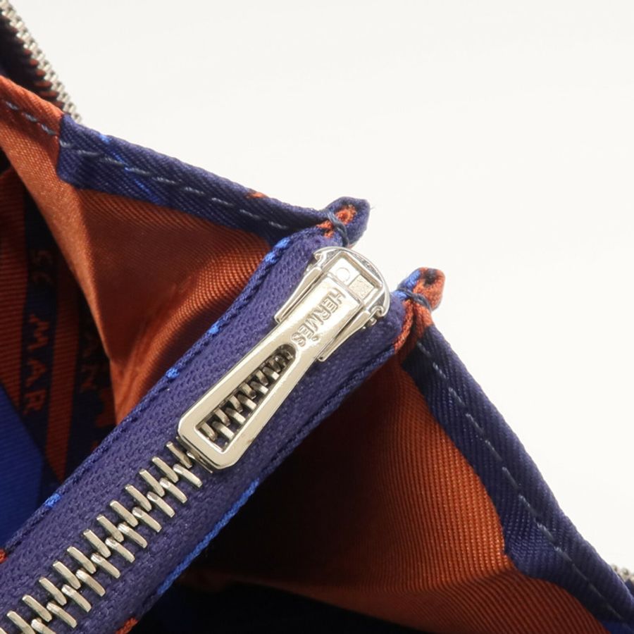 HERMES Epsom皮革Silk In Compact Wallet錢包Ultraviolet-12