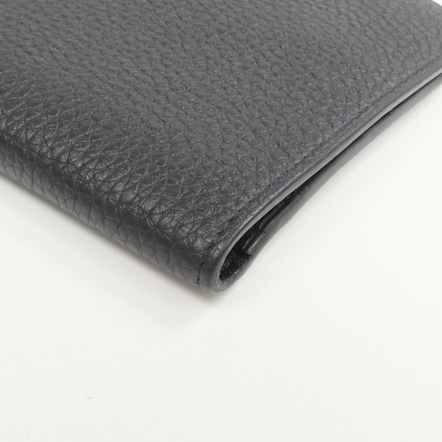 HERMES Togo皮革Dogon GM長錢包Noir-11