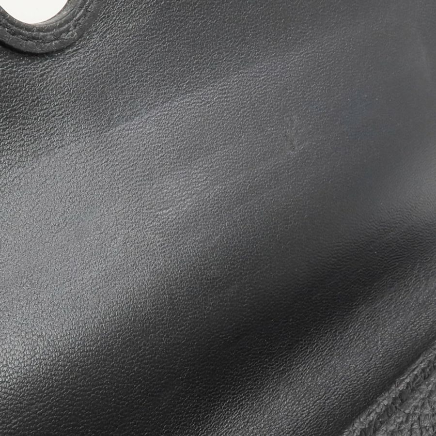 HERMES Togo皮革Dogon GM長錢包Noir-12
