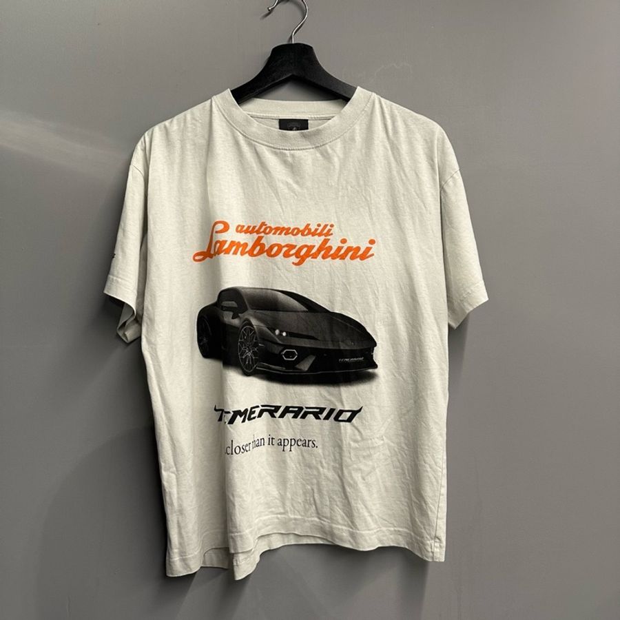 稀有聯名🌟Balenciaga x Lamborghini 藍寶堅尼聯名 超跑印花短袖|Classic Trend CT精品|台北東區實體-0