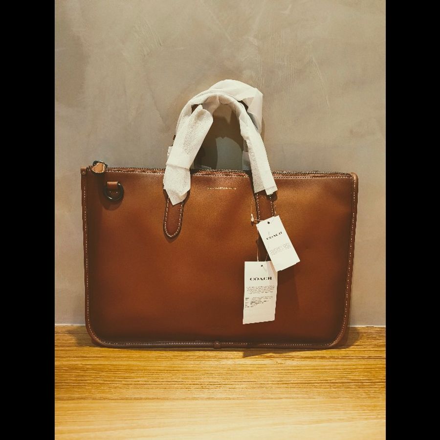COACH 經典全皮公事包 / 托特包（Brief Tote）-6