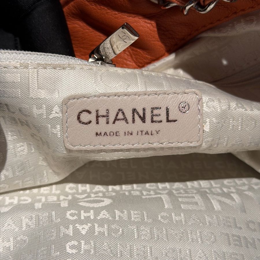 【98新 ✨ 全網最低價!】 Chanel 香奈兒 外縫線 托特包 珊瑚色 ❤️-20