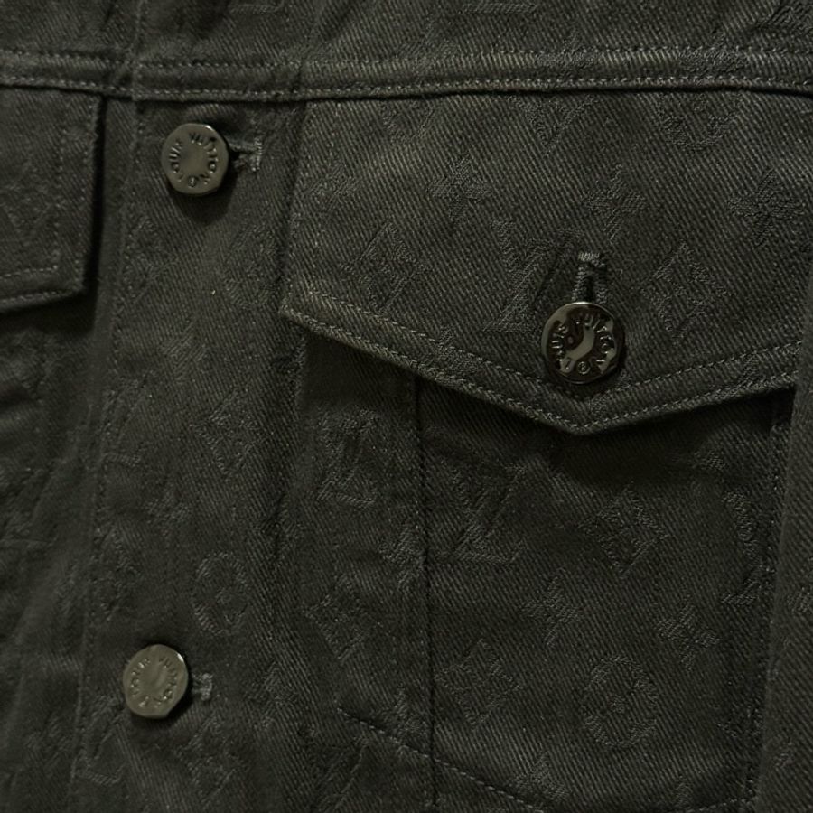 LV Louis Vuitton 經典老花 Monogram 牛仔襯衫-2