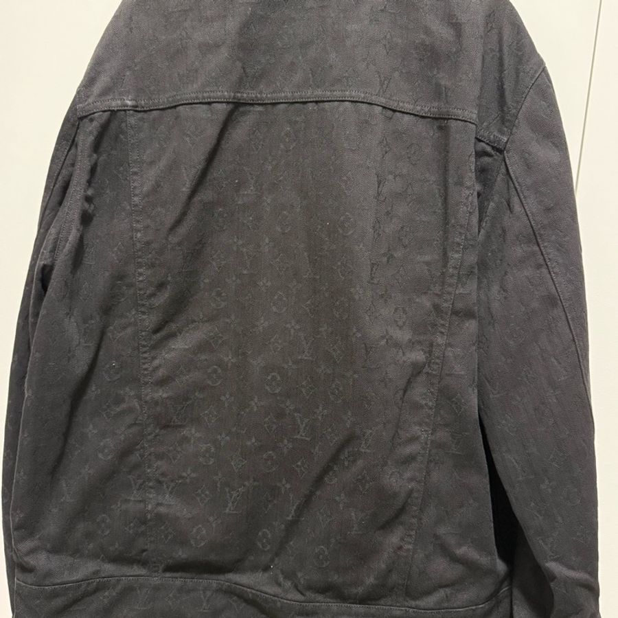 LV Louis Vuitton 經典老花 Monogram 牛仔襯衫-3