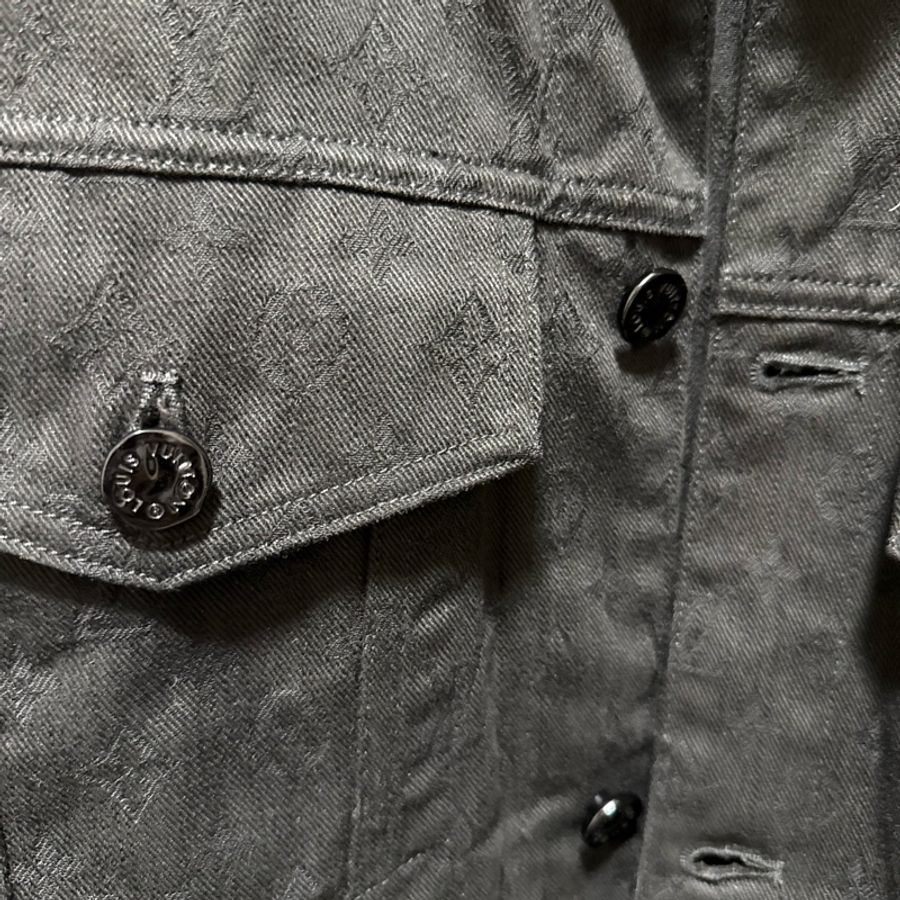 LV Louis Vuitton 經典老花 Monogram 牛仔襯衫-11