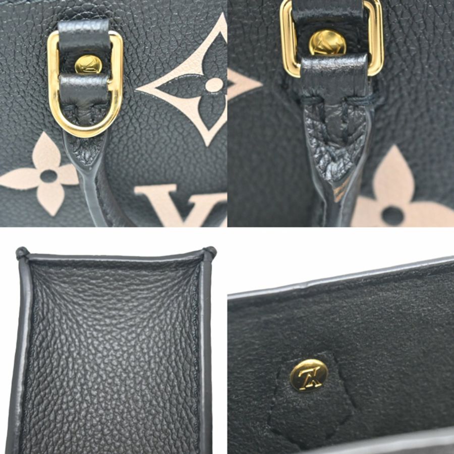 Louis Vuitton Empreinte Petite Sac Plat 女士手提包 M81416（已停產）黑色小牛皮（黑色）-6
