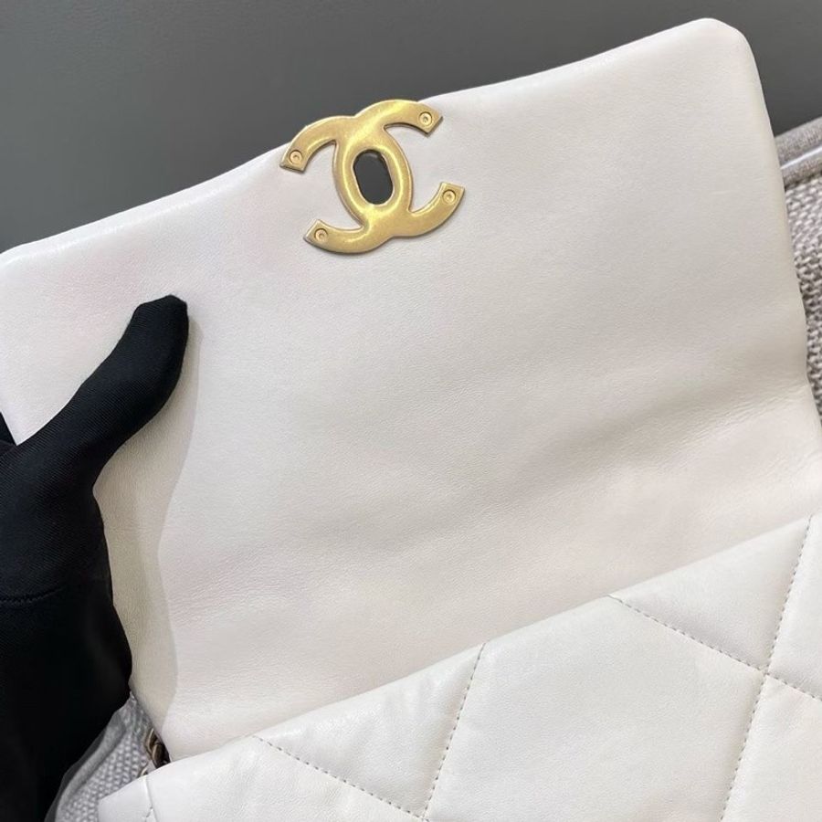 Chanel香奈兒白金19bag小號 底長26 31開 配塵袋-7