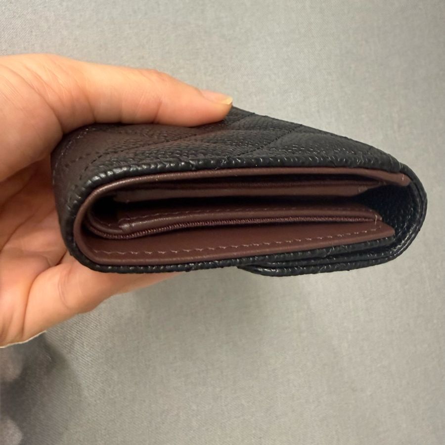 Chanel CF中夾 黑金-6