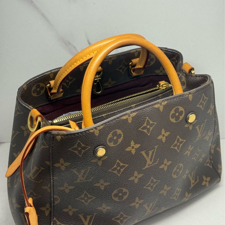 98新LV/路易威登 17年編碼 Montaigne 蒙田bb老花手提包 尺寸:29*13*20-5