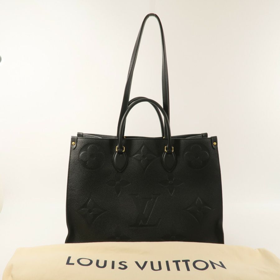 LOUIS VUITTON Monogram Empreinte On The Go GM手挽肩背兩用袋-10