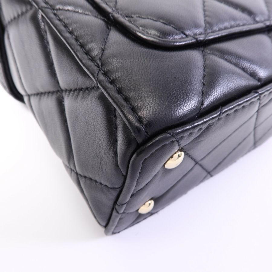 CHANEL 羊皮皮革Chain Shoulder鏈帶肩背袋-13