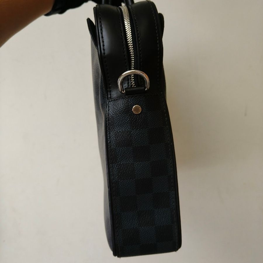 ‼️年中慶降價‼️創新低價只到6/21🎁(原25800)【8成新】㊣✨Louis Vuitton✨(附防塵袋)路易威登 LV 棋盤格 兩用 商務 手提包 公事包 電腦包 肩背包🌳二手樹屋🌳-5