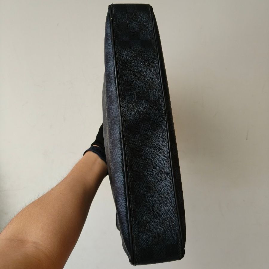 ‼️年中慶降價‼️創新低價只到6/21🎁(原25800)【8成新】㊣✨Louis Vuitton✨(附防塵袋)路易威登 LV 棋盤格 兩用 商務 手提包 公事包 電腦包 肩背包🌳二手樹屋🌳-6